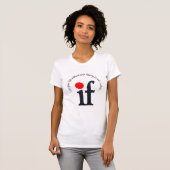 T-shirt Bloc-notes inspirant 'Et si' (Devant entier)