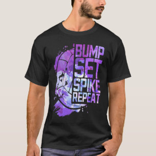 T-shirt Bloc Réception Smash Répéter Volleyball Athlète S