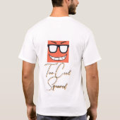 T-shirt Blocage du visage de Nerdy (Dos)