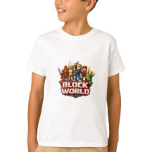 Block World Gamer Squad Design – Colorful Cube Cha