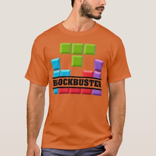 T-shirt Blockbuster jeu cadeau (Devant)