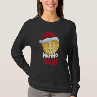 T-shirt Blockchain Ho HoHodl Xmas Bitcoin Cryptocurrency B