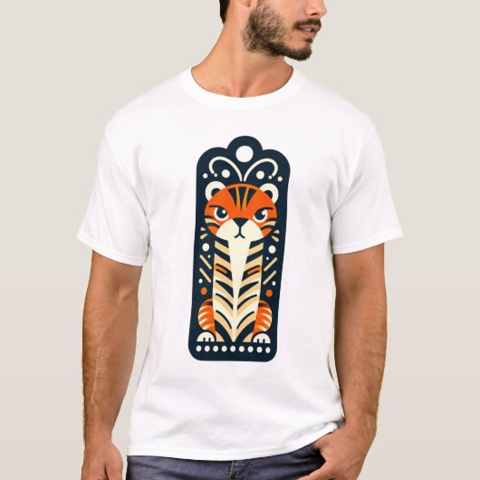 T-shirt Blocs d'art pop géométrique – Expression moderne a (Devant)