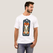 T-shirt Blocs d'art pop géométrique – Expression moderne a (Devant entier)