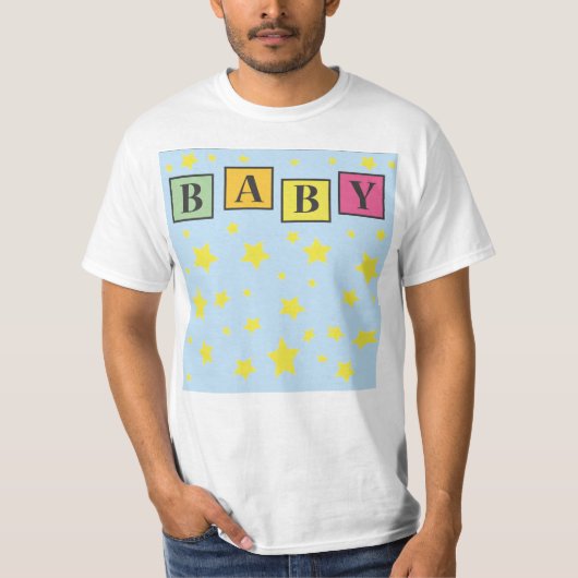 T-shirt Blocs de bébé (Devant)