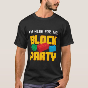 T-shirt Blocs de construction amusants Fête des blocs Enfa