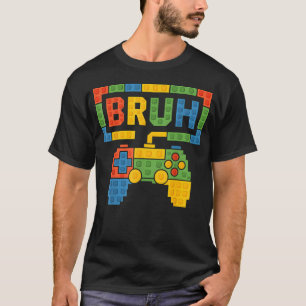 T-shirt Blocs de Construction Anniversaire des Garçons Bru
