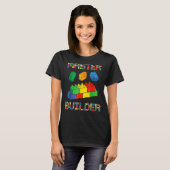 T-shirt Blocs de construction de briques Constructeur prin (Devant entier)