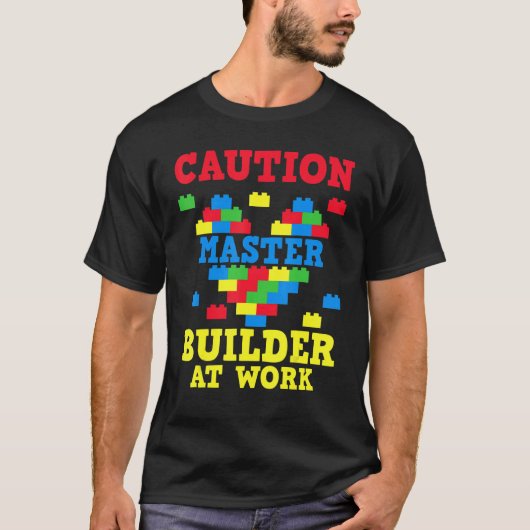 T-shirt Blocs de construction de Master Builder 4 (Devant)