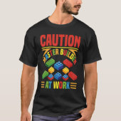 T-shirt Blocs de construction Master Builder 3 (Devant)