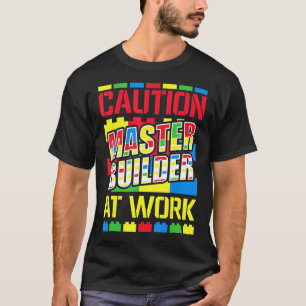 T-shirt Blocs de construction Master Builder Bricks 7