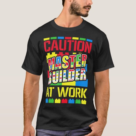 T-shirt Blocs de construction Master Builder Bricks 7 (Devant)