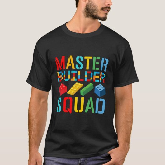 T-shirt Blocs de construction Master Builder Team Lover Ki (Devant)