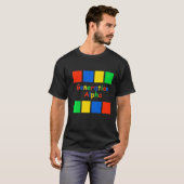 T-shirt Blocs de couleur Alpha de génération d'enfants Pre (Devant entier)