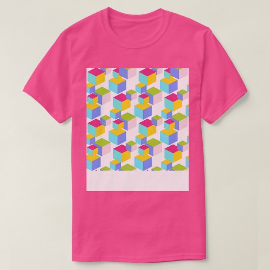T-shirt Blocs de jouets colorés Motif (Design devant)