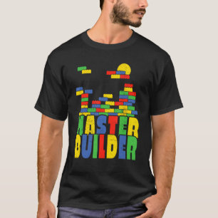 T-shirt Blocs Générateur de briques Générateur maître