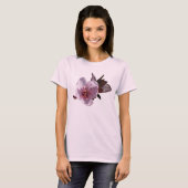 T-shirt - bloembolempluim (Voorkant volledig)