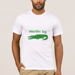 T-shirt blog de meurtre drôle mignon jeu de mots d'alliga