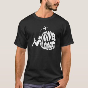 T-shirt Blogger Voyage Wanderlust Blog Adventure Traveller