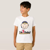 T-shirt Blond Boy Baseball 3e anniversaire (Devant entier)