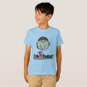 T-shirt Blond Boy Baseball 5e anniversaire (Devant entier)