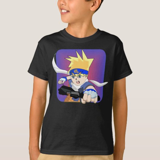 T-shirt Blond Manga Boy (Devant)