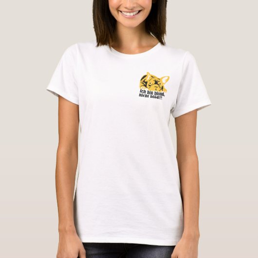 T-shirt BLOND pas bête ! (Devant)