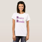 T-shirt blonde2 intelligent (Devant entier)