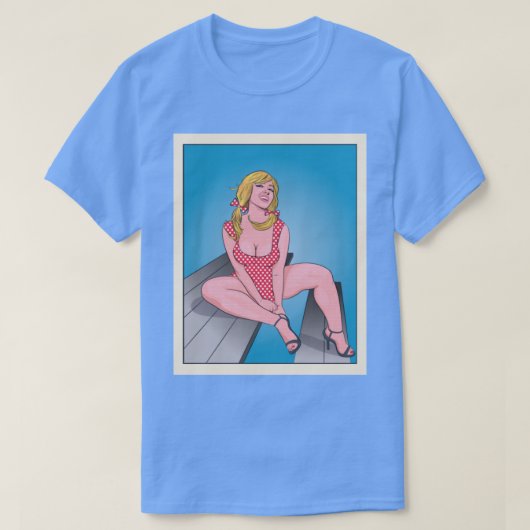 T-shirt Blonde d'art1 (Design devant)
