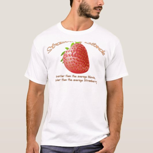 T-shirt Blonde de fraise (Devant)