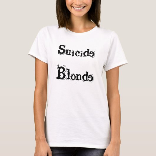 T-shirt Blonde du suicide (Devant)