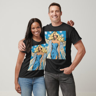 T-shirt Blonde Elegant Angel Art