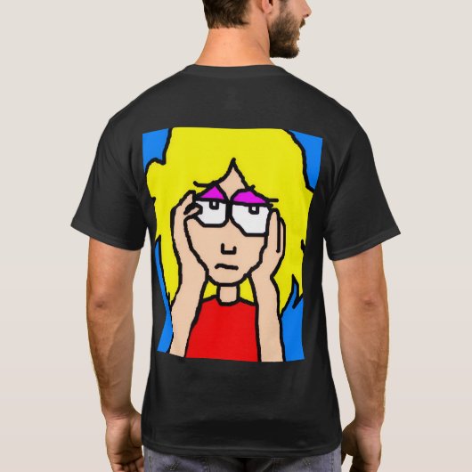 T-shirt Blonde Ennuyée (Dos)