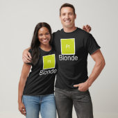 T-Shirt Blonde Platine Élément de Jeu de Mots (Unisexe)