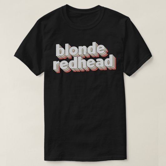 T-shirt Blonde rousse (Design devant)