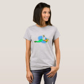 T-shirt Blonde Sirène (Devant entier)