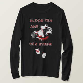 T-shirt Blood Tea et Red String Manches Longues