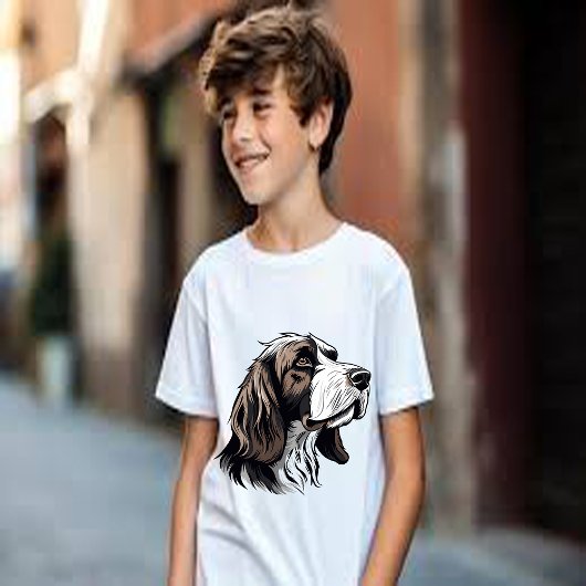 T-shirt Bloodhound dog portrait