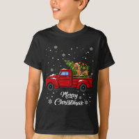 Bloodhound équitation Camion Rouge Merry Xmas Tree