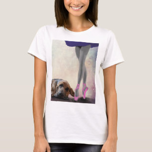 T-shirt Bloodhound Et Danseur De Ballet
