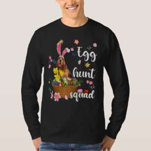 T-shirt Bloodhound Joyeux Jour de Pâques Oeuf coloré de Pâ