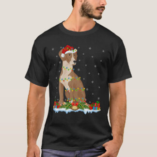 T-shirt Bloodhound Lover Family Correspondance Père Noël B