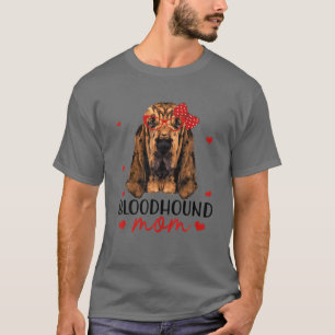 T-shirt Bloodhound Mama Chien Bandana Cadeaux Amoureux de