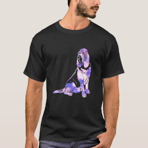 T-shirt Bloodhound Of 1990S Vaporwave Aesthetics / Bloodho