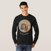 T-shirt Bloodhound Paining - Cute Original Dog Art (Devant entier)