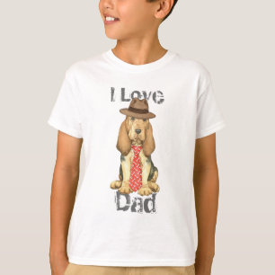 T-shirt Bloodhound Papa
