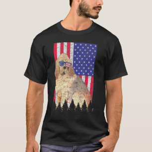 T-shirt Bloodhound Patriotic Chien Usa Pride drapeau améri