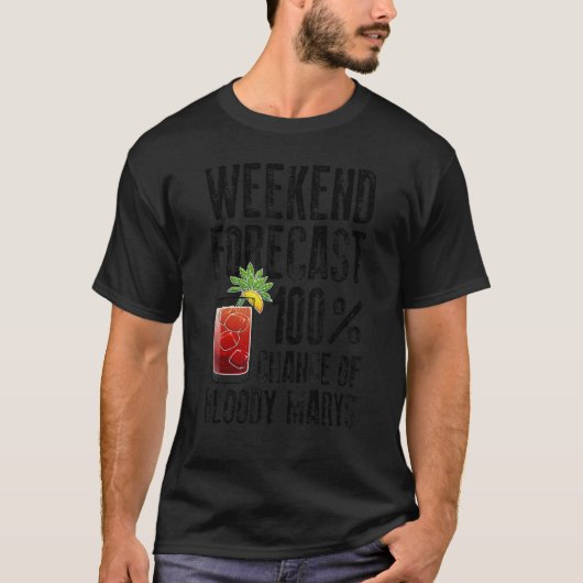 T-shirt Bloody Mary For Men Femmes Vodka Verre Alcoholique (Devant)