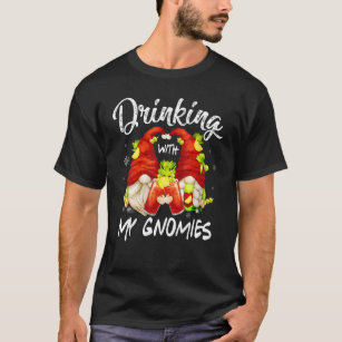 T-shirt Bloody Mary Gnome Aime Boire Avec Mes Gnomies