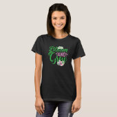 T-shirt Bloom And Grow Inspirational Flower Saying (Devant entier)
